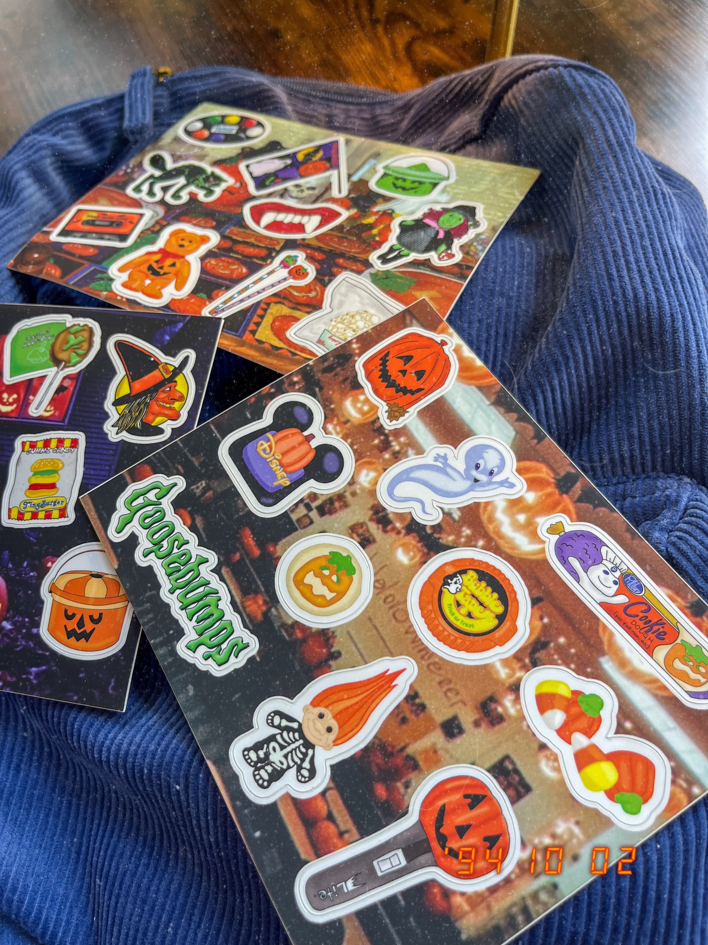 90's Nostalgic Halloween Sticker Sheet