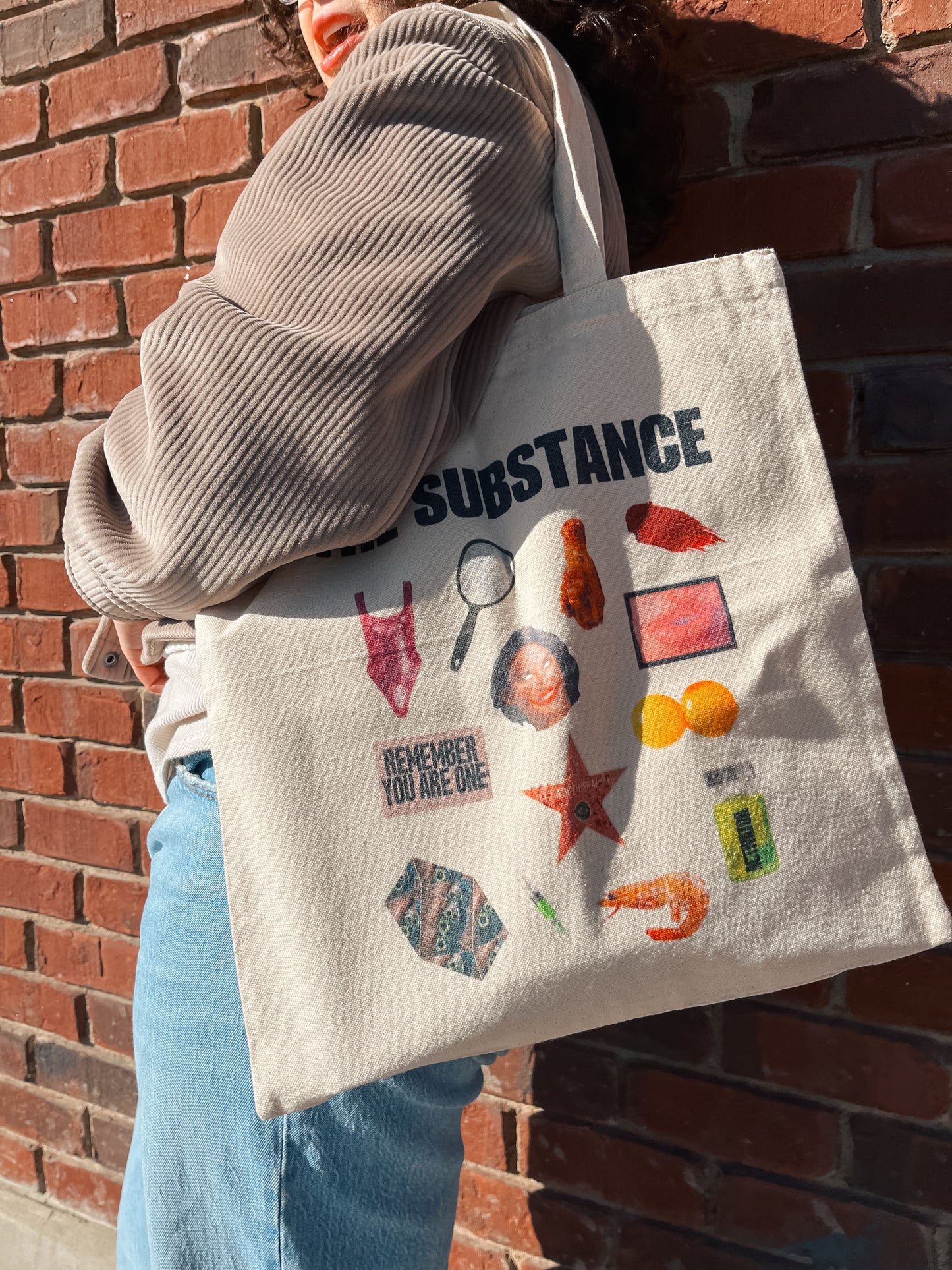 The Substance Movie Canvas Tote Bag