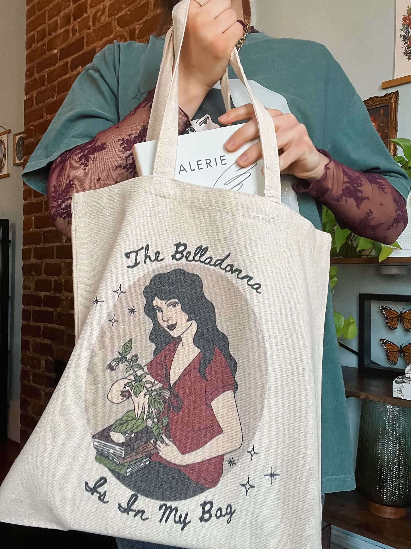 The Belladonna is in My Bag Canvas Tote Bag