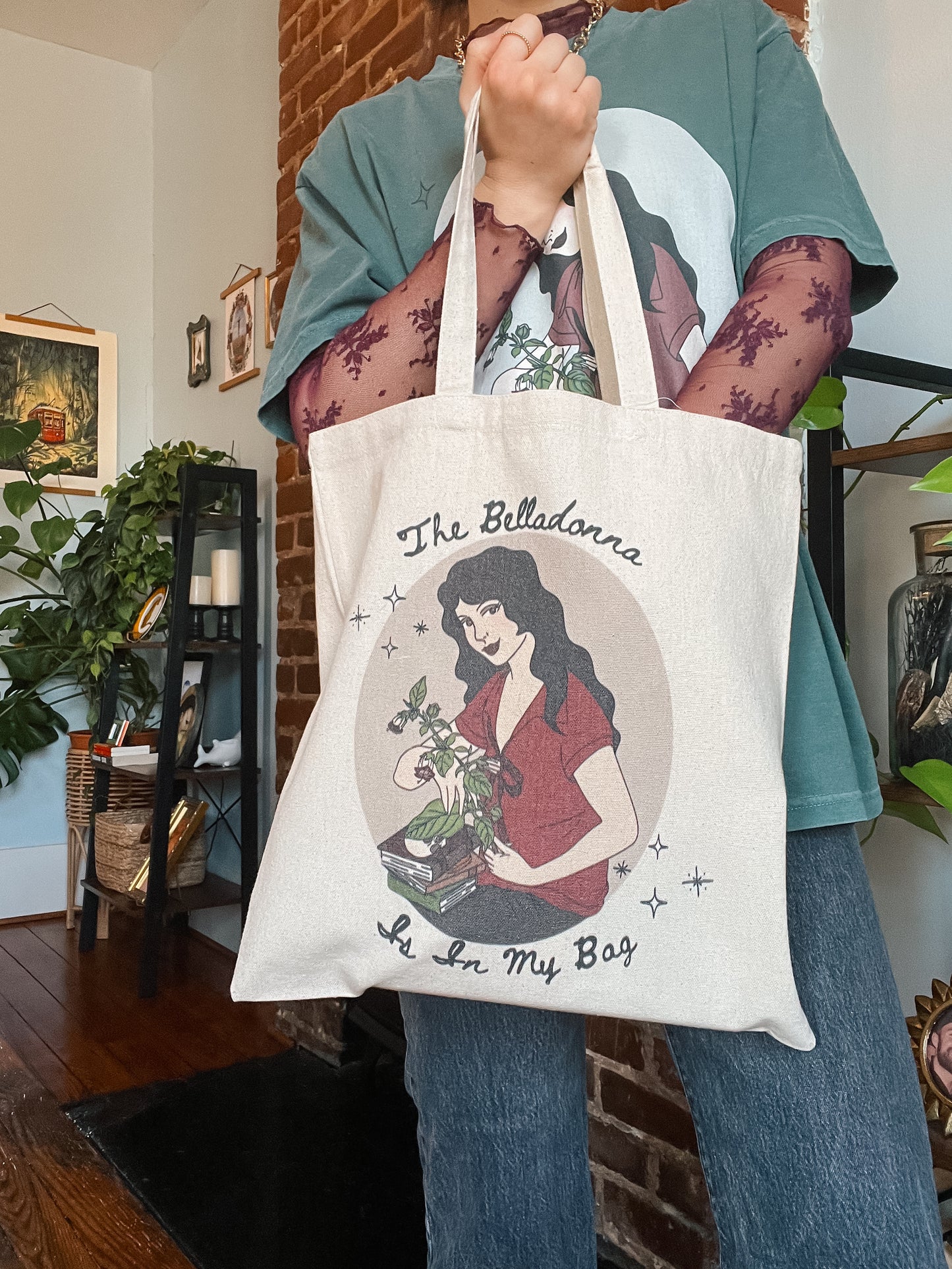 The Belladonna is in My Bag Canvas Tote Bag