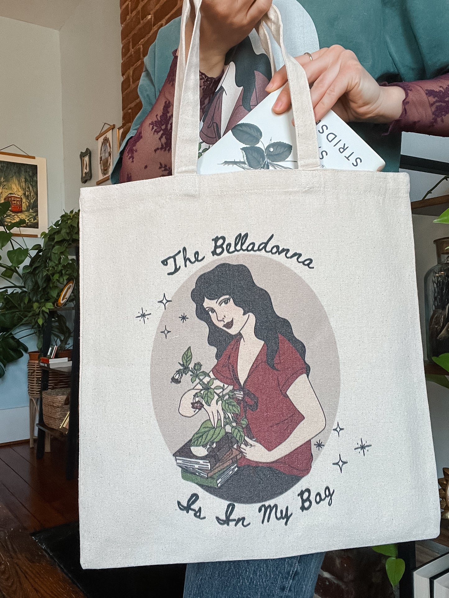 The Belladonna is in My Bag Canvas Tote Bag