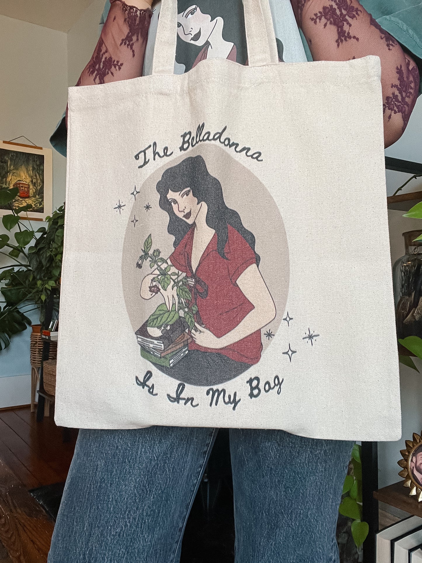 The Belladonna is in My Bag Canvas Tote Bag