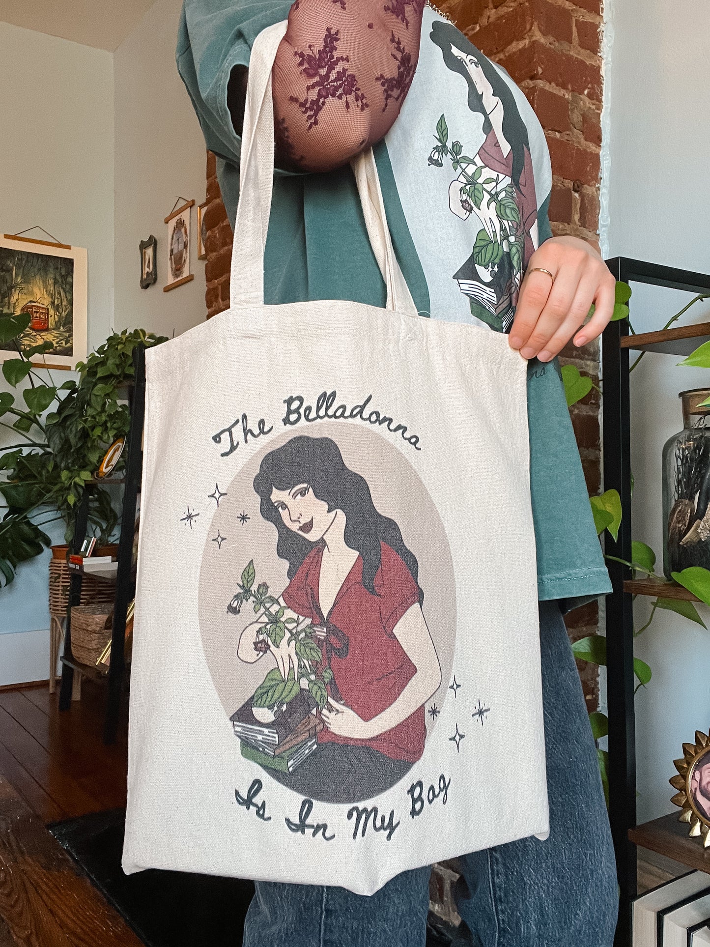 The Belladonna is in My Bag Canvas Tote Bag