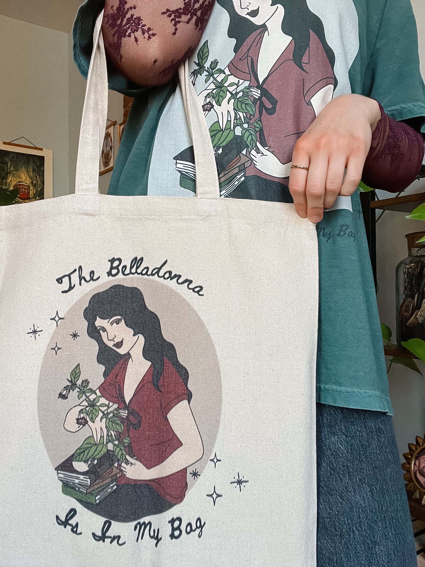 The Belladonna is in My Bag Canvas Tote Bag