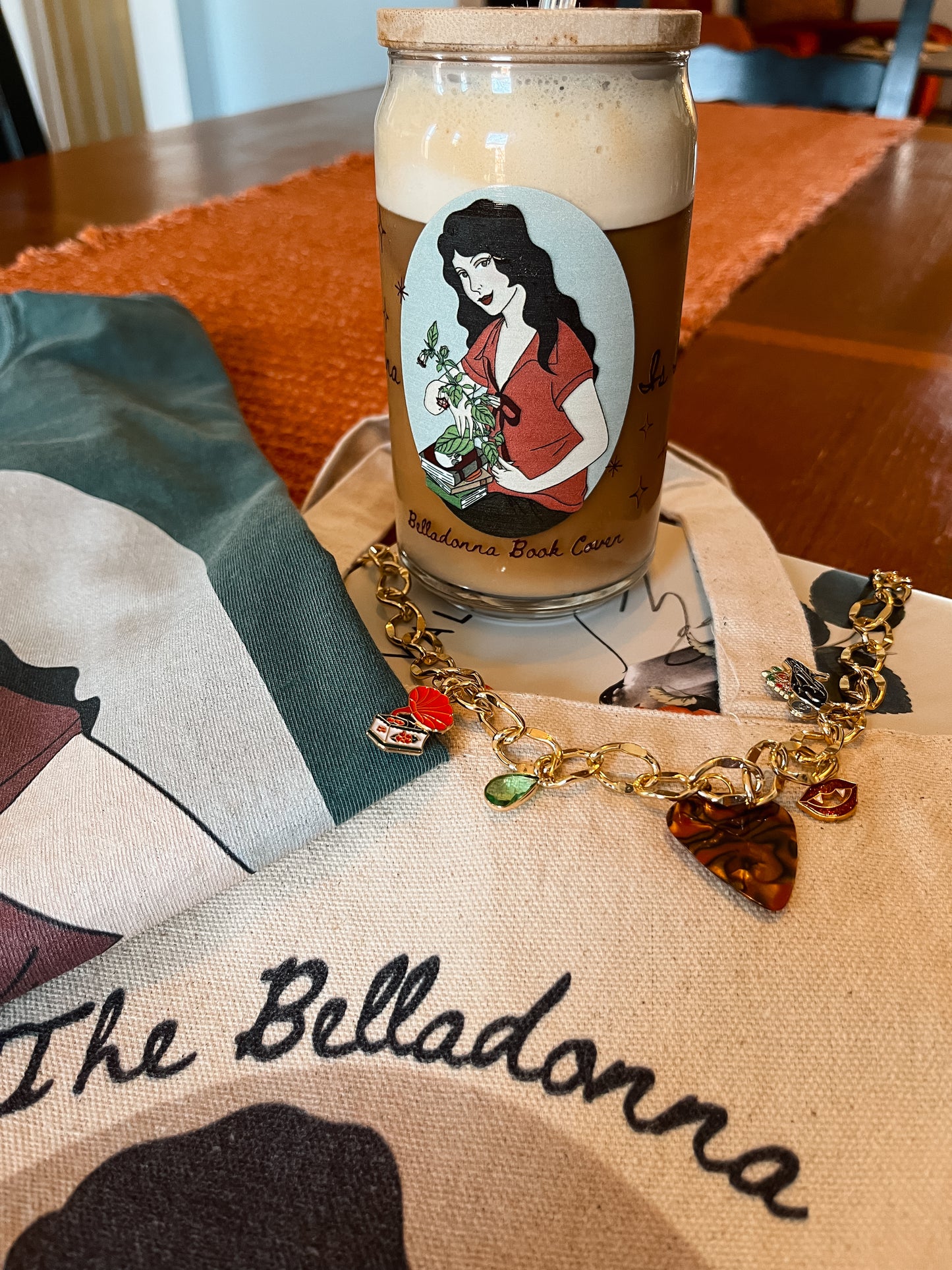 The Belladonna is in My Bag Coffee Glass Cup