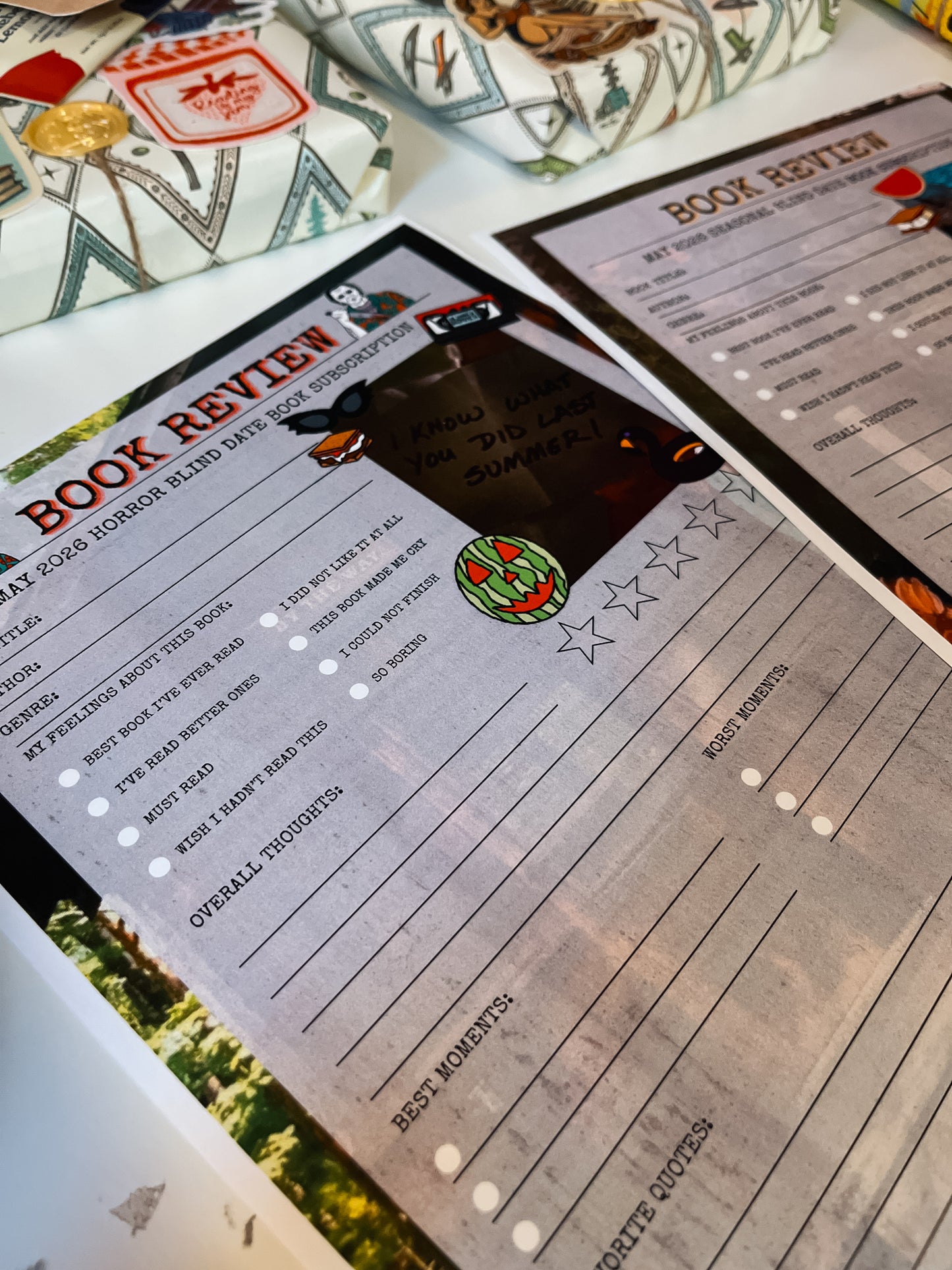 Horror Blind Date Book Subscription