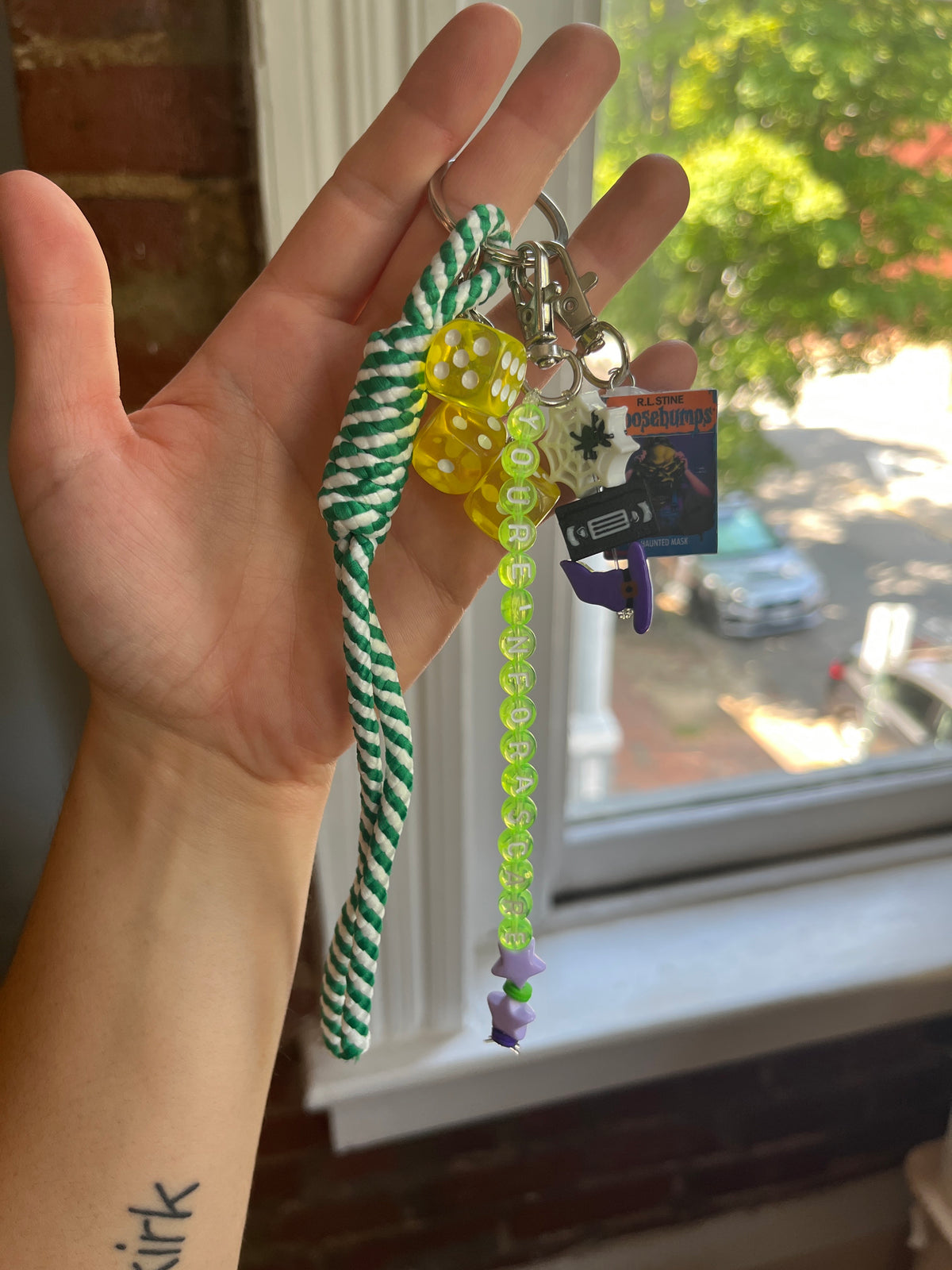 Goosebumps Green Keychain #2